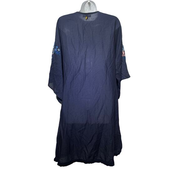 Anthropologie Ruby Yaya luna rose Blue beaded embroidered dress size XS - Picture 2 of 7